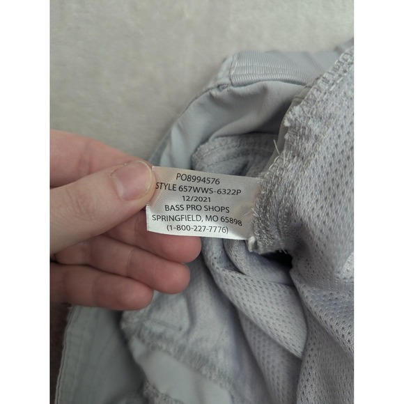 World Wide Sportsman Pants Womens 6 Gray Convertible Cargo Hiking Lightweight - Picture 16 of 16